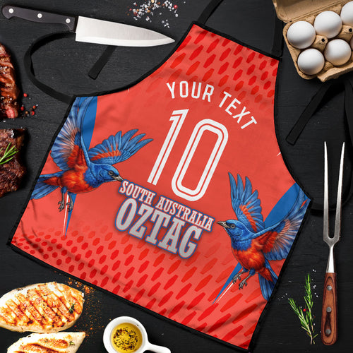 Personalized South Australia Oztag Bird Mascot Apron Dynamic Team Spirit Graphic