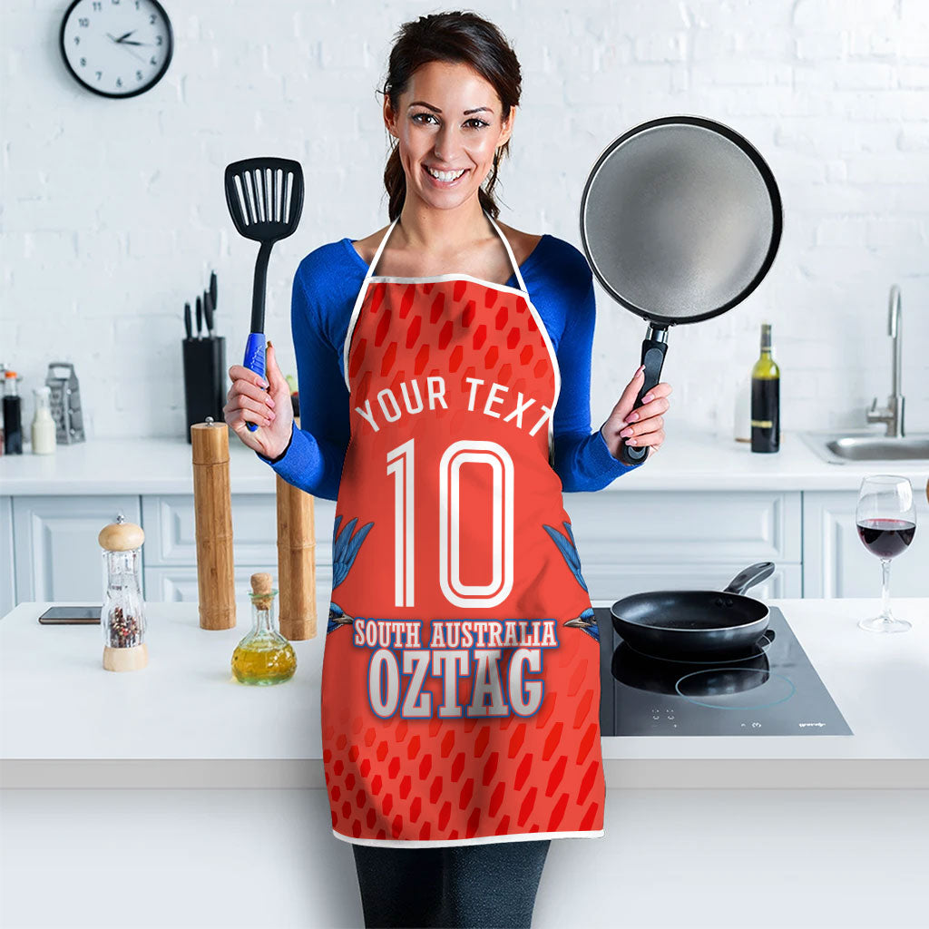 Personalized South Australia Oztag Bird Mascot Apron Dynamic Team Spirit Graphic
