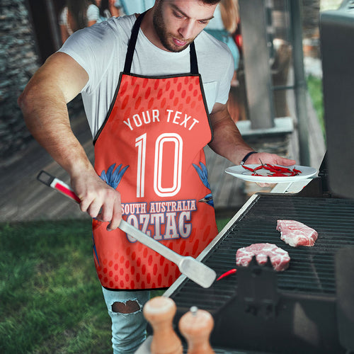 Personalized South Australia Oztag Bird Mascot Apron Dynamic Team Spirit Graphic
