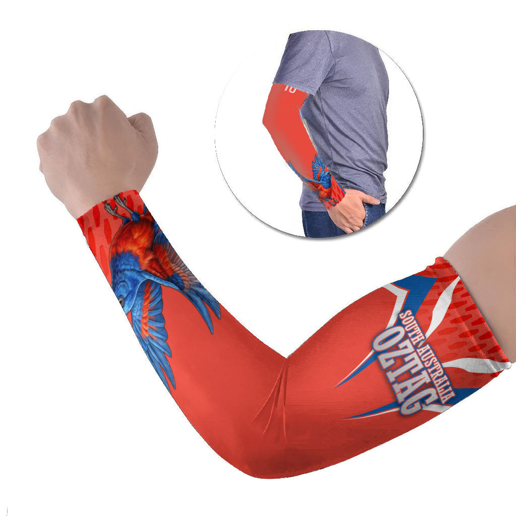 Personalized South Australia Oztag Bird Mascot Arm Sleeves Dynamic Team Spirit Graphic
