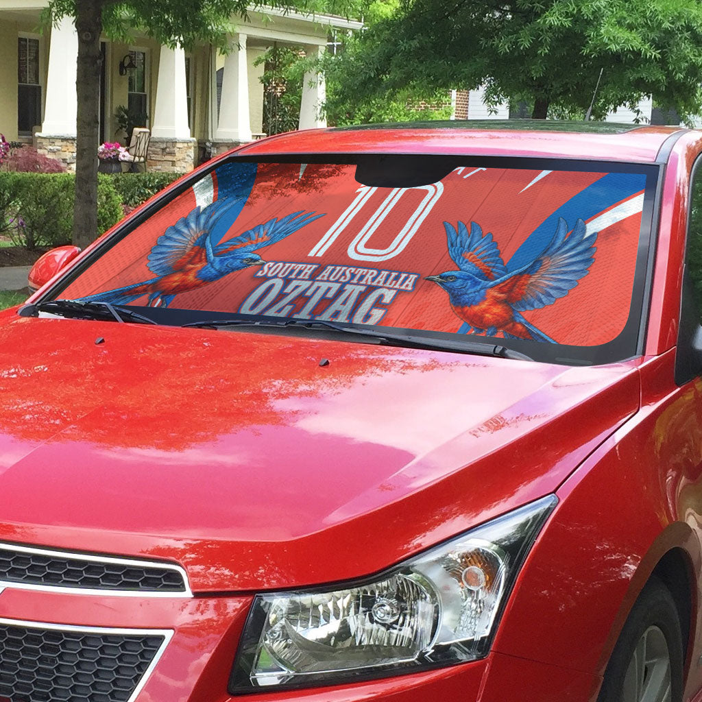 Personalized South Australia Oztag Bird Mascot Auto Sun Shade Dynamic Team Spirit Graphic