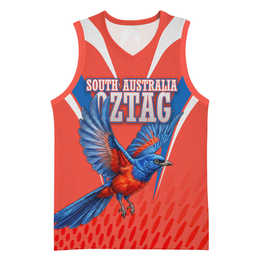 Personalized South Australia Oztag Bird Mascot Basketball Jersey Dynamic Team Spirit Graphic