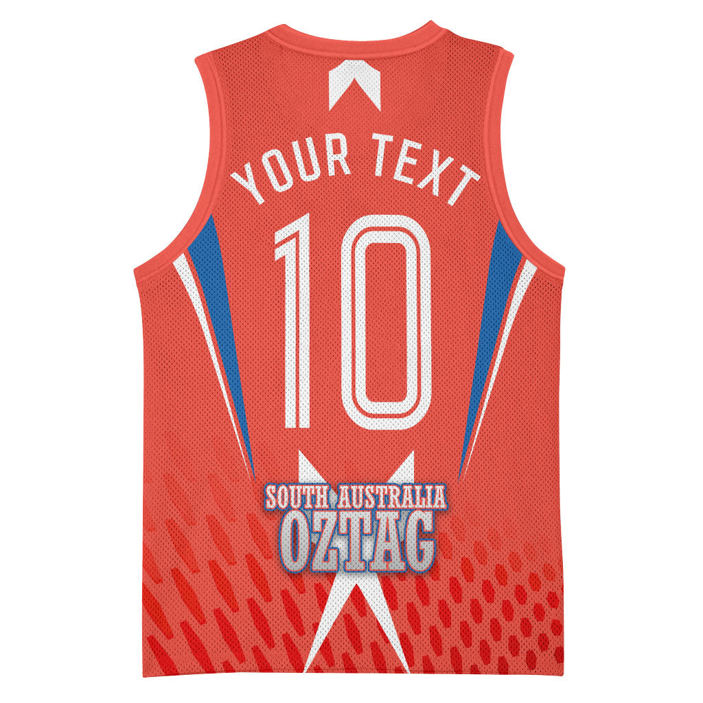 Personalized South Australia Oztag Bird Mascot Basketball Jersey Dynamic Team Spirit Graphic