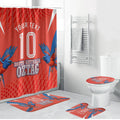 Personalized South Australia Oztag Bird Mascot Bathroom Set Dynamic Team Spirit Graphic