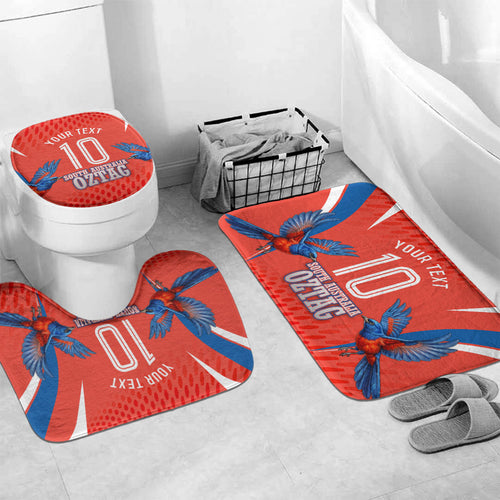 Personalized South Australia Oztag Bird Mascot Bathroom Set Dynamic Team Spirit Graphic