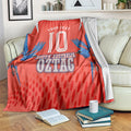 Personalized South Australia Oztag Bird Mascot Blanket Dynamic Team Spirit Graphic