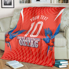 Personalized South Australia Oztag Bird Mascot Blanket Dynamic Team Spirit Graphic