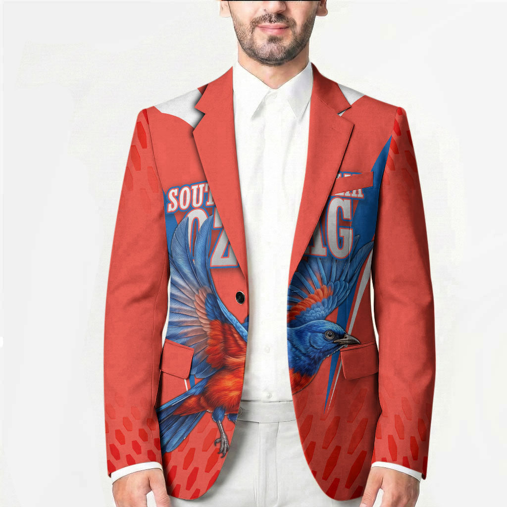 Personalized South Australia Oztag Bird Mascot Blazer Dynamic Team Spirit Graphic