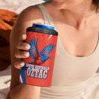 Personalized South Australia Oztag Bird Mascot 4 in 1 Can Cooler Tumbler Dynamic Team Spirit Graphic