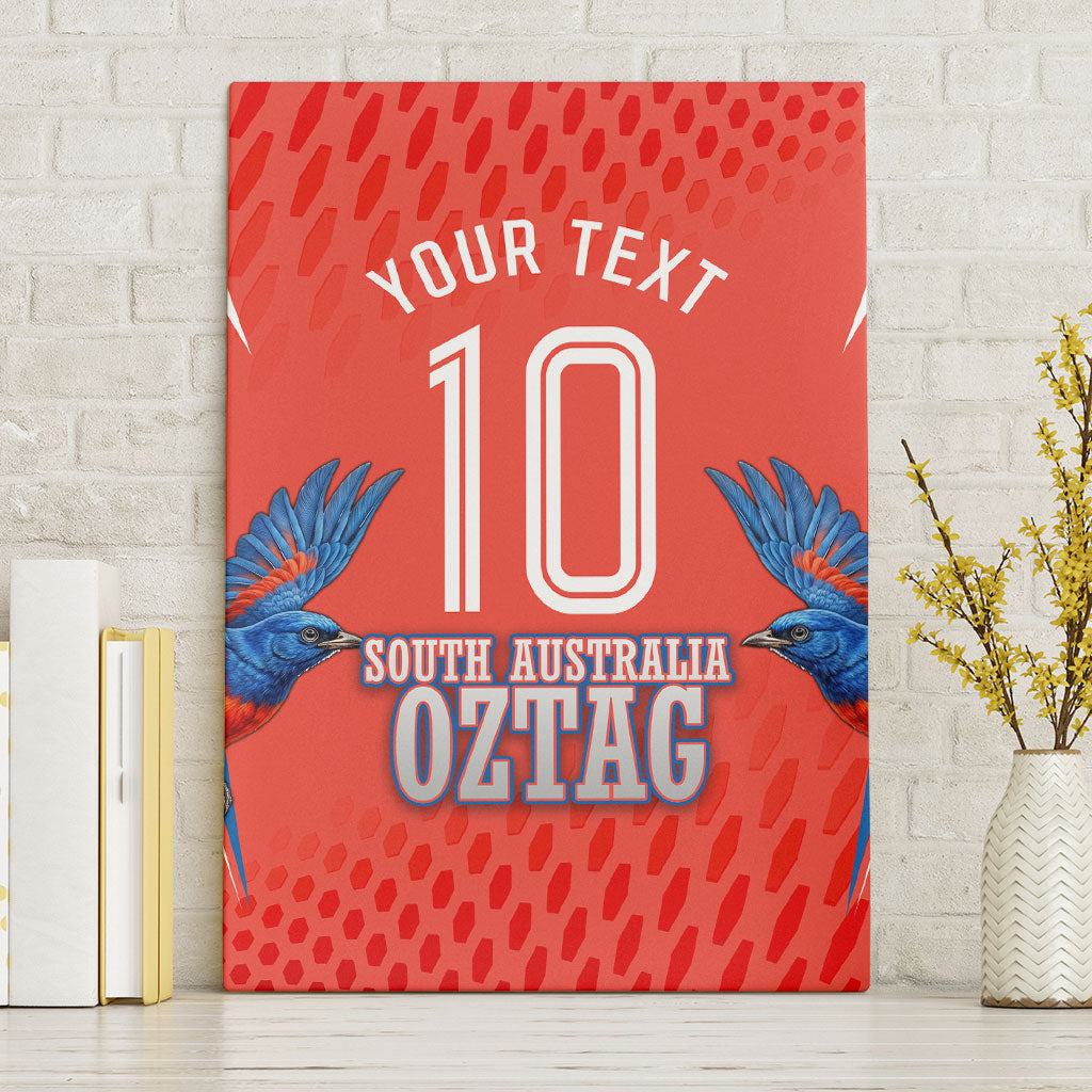 Personalized South Australia Oztag Bird Mascot Canvas Wall Art Dynamic Team Spirit Graphic