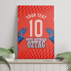 Personalized South Australia Oztag Bird Mascot Canvas Wall Art Dynamic Team Spirit Graphic