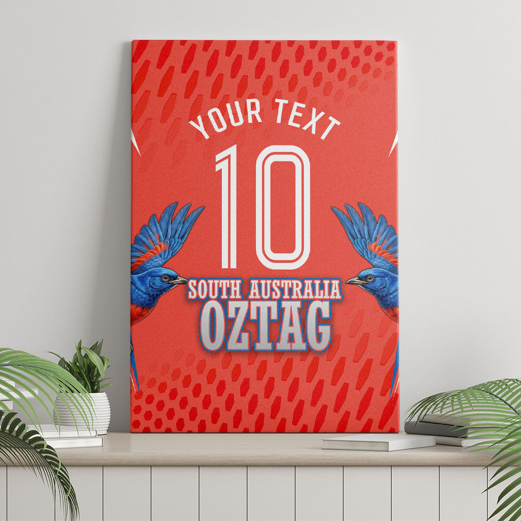 Personalized South Australia Oztag Bird Mascot Canvas Wall Art Dynamic Team Spirit Graphic