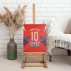 Personalized South Australia Oztag Bird Mascot Canvas Wall Art Dynamic Team Spirit Graphic