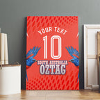 Personalized South Australia Oztag Bird Mascot Canvas Wall Art Dynamic Team Spirit Graphic