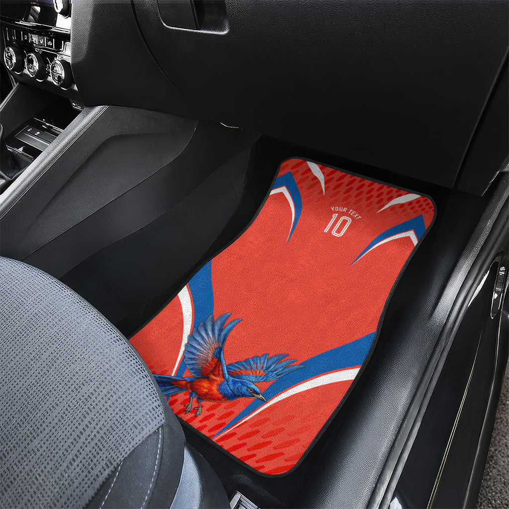 Personalized South Australia Oztag Bird Mascot Car Mats Dynamic Team Spirit Graphic