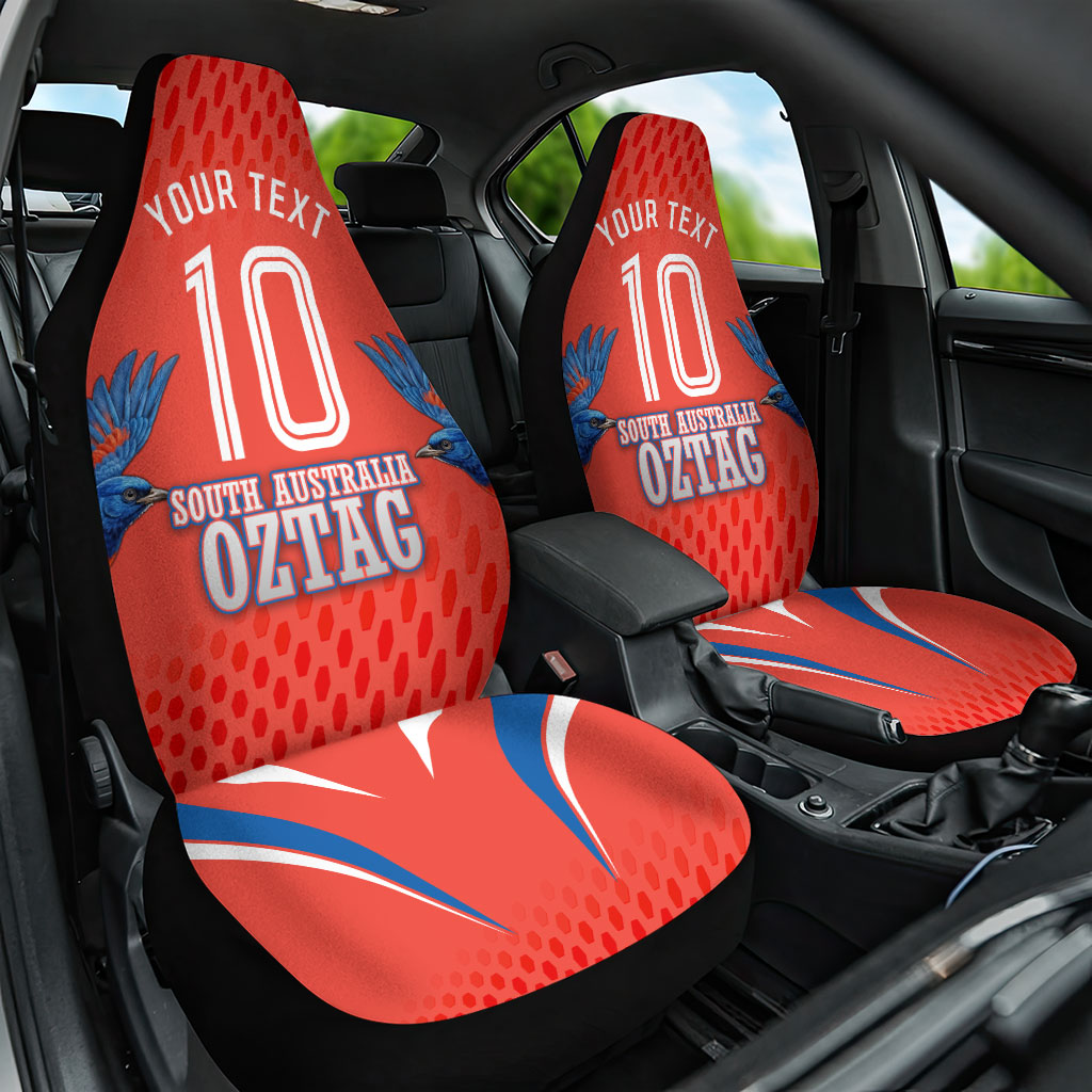 Personalized South Australia Oztag Bird Mascot Car Seat Cover Dynamic Team Spirit Graphic