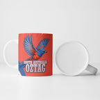 Personalized South Australia Oztag Bird Mascot Ceramic Mug Dynamic Team Spirit Graphic