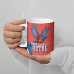 Personalized South Australia Oztag Bird Mascot Ceramic Mug Dynamic Team Spirit Graphic