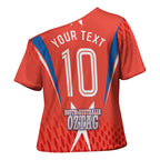 Personalized South Australia Oztag Bird Mascot Cross Shoulder Shirt Dynamic Team Spirit Graphic