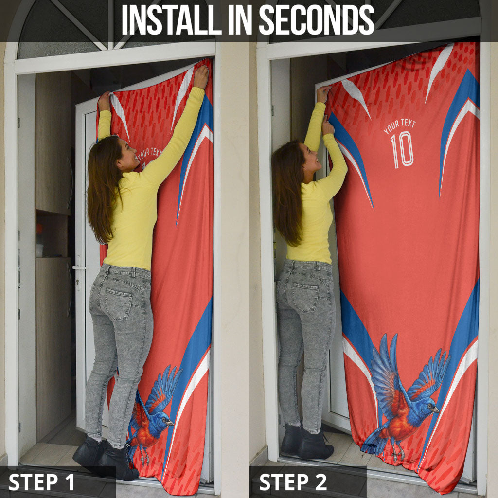Personalized South Australia Oztag Bird Mascot Door Cover Dynamic Team Spirit Graphic
