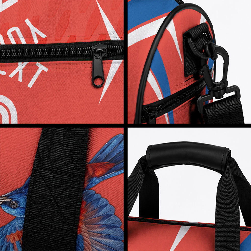 Personalized South Australia Oztag Bird Mascot Duffle Bag Dynamic Team Spirit Graphic
