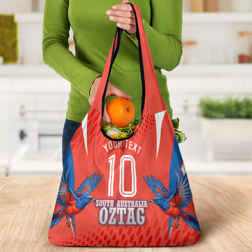 Personalized South Australia Oztag Bird Mascot Grocery Bag Dynamic Team Spirit Graphic
