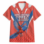 Personalized South Australia Oztag Bird Mascot Hawaiian Shirt Dynamic Team Spirit Graphic