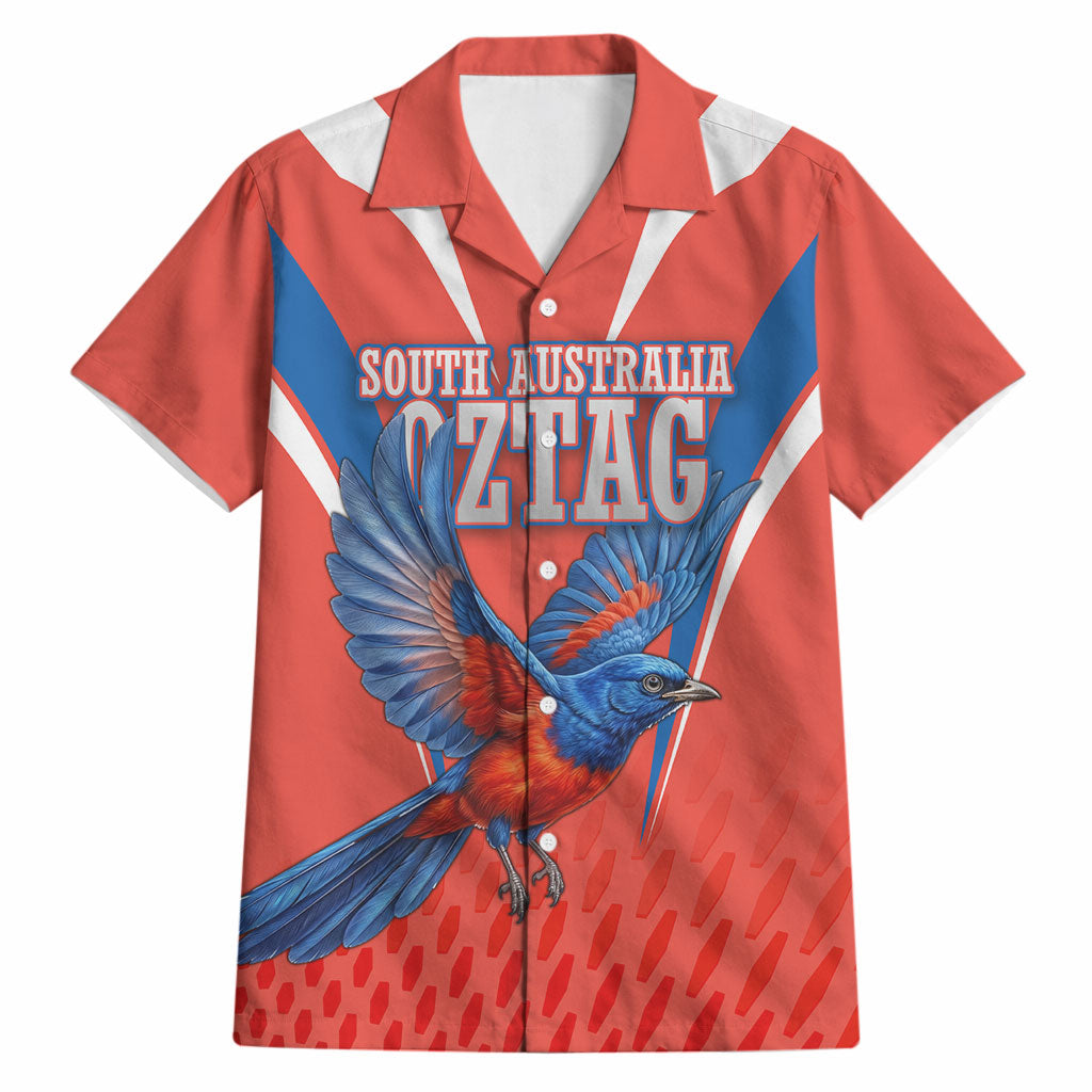 Personalized South Australia Oztag Bird Mascot Hawaiian Shirt Dynamic Team Spirit Graphic