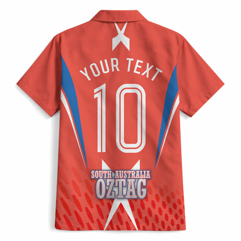 Personalized South Australia Oztag Bird Mascot Hawaiian Shirt Dynamic Team Spirit Graphic