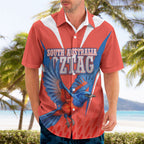 Personalized South Australia Oztag Bird Mascot Hawaiian Shirt Dynamic Team Spirit Graphic