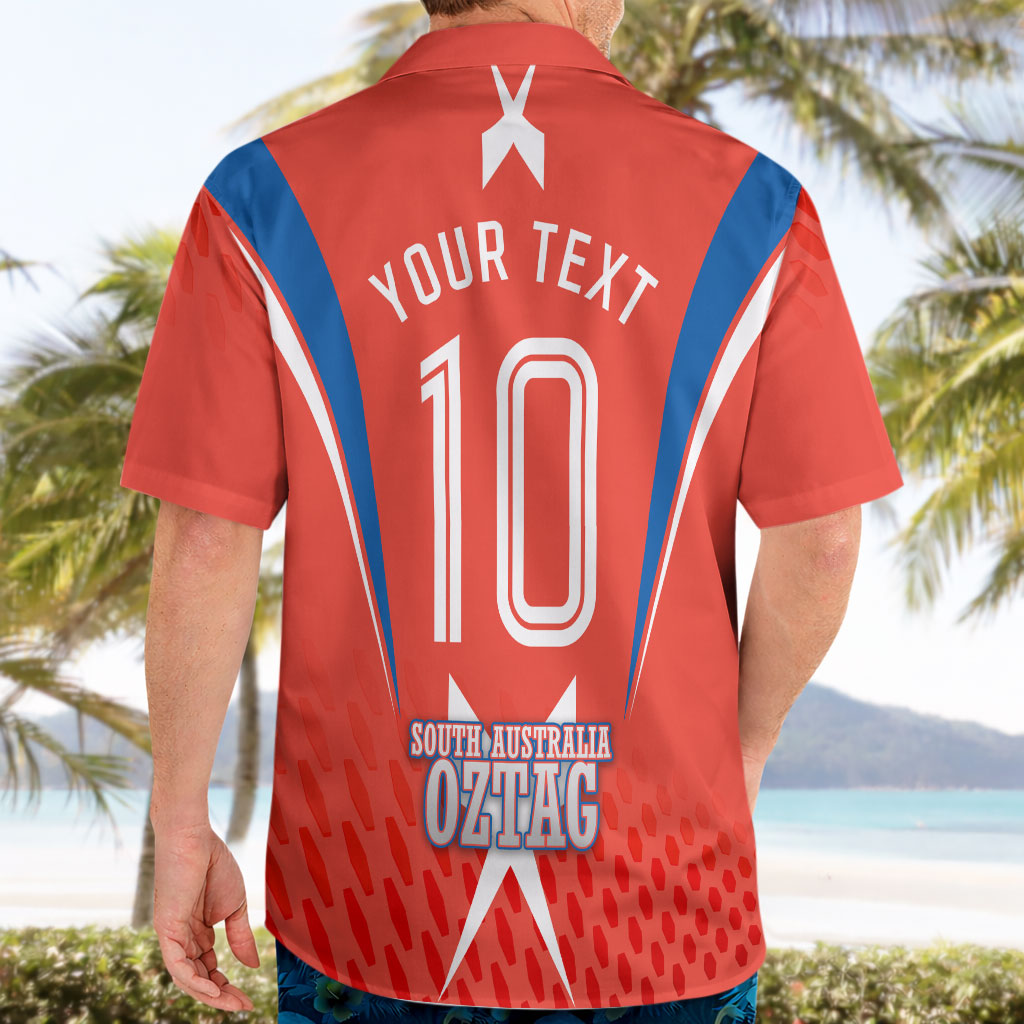 Personalized South Australia Oztag Bird Mascot Hawaiian Shirt Dynamic Team Spirit Graphic