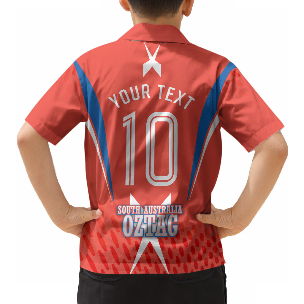 Personalized South Australia Oztag Bird Mascot Hawaiian Shirt Dynamic Team Spirit Graphic