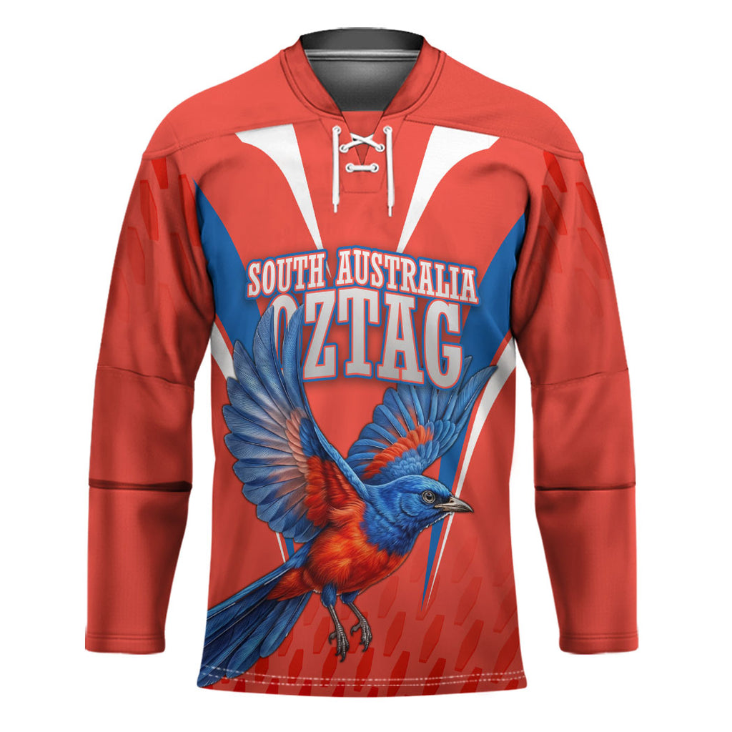 Personalized South Australia Oztag Bird Mascot Hockey Jersey Dynamic Team Spirit Graphic