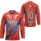 Personalized South Australia Oztag Bird Mascot Hockey Jersey Dynamic Team Spirit Graphic