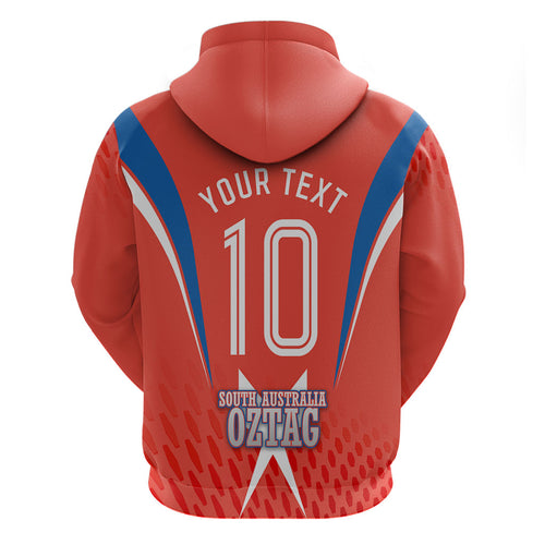 Personalized South Australia Oztag Bird Mascot Hoodie Dynamic Team Spirit Graphic