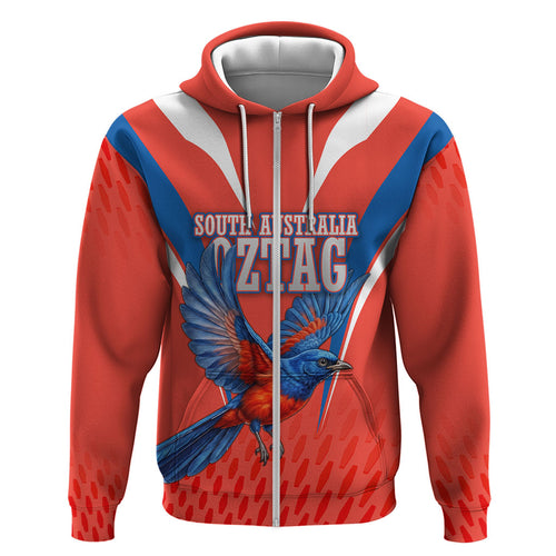Personalized South Australia Oztag Bird Mascot Hoodie Dynamic Team Spirit Graphic
