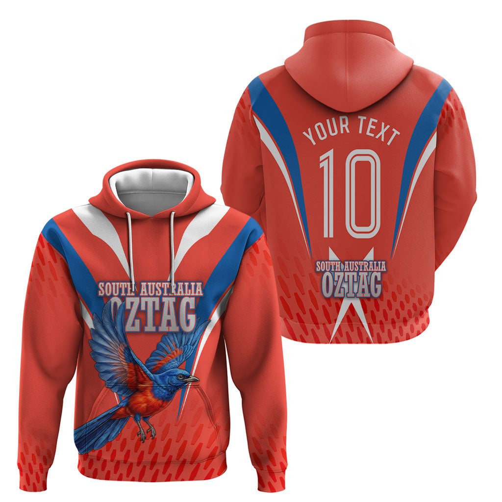 Personalized South Australia Oztag Bird Mascot Hoodie Dynamic Team Spirit Graphic