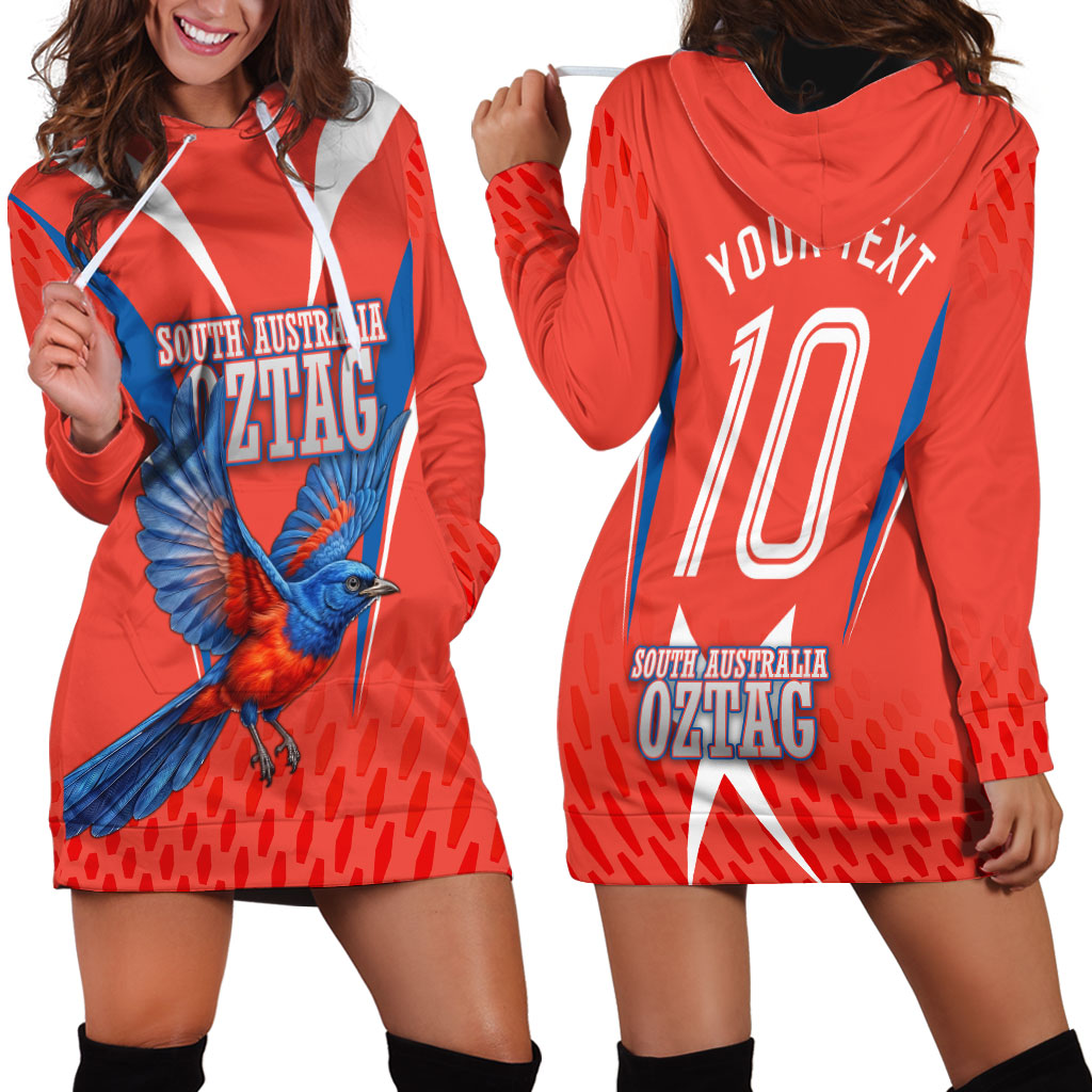Personalized South Australia Oztag Bird Mascot Hoodie Dress Dynamic Team Spirit Graphic