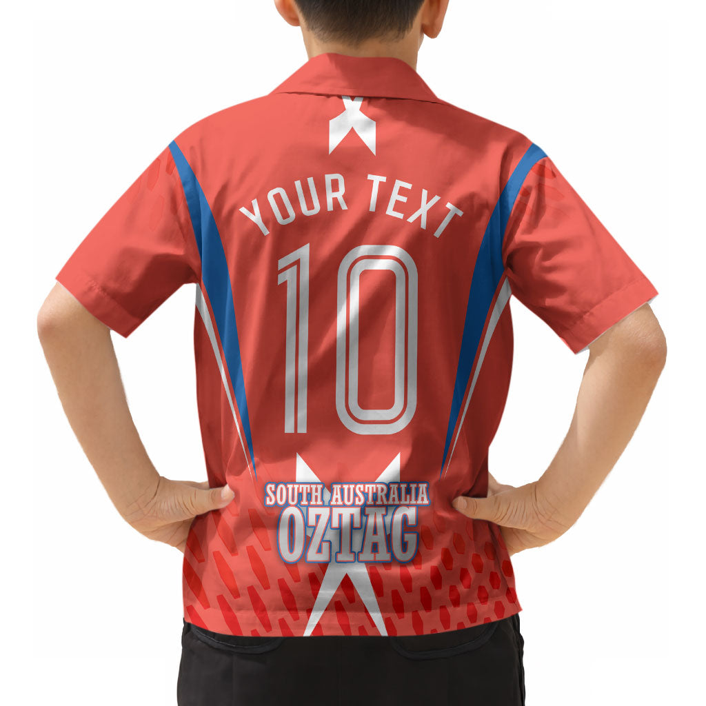 Personalized South Australia Oztag Bird Mascot Kid Hawaiian Shirt Dynamic Team Spirit Graphic