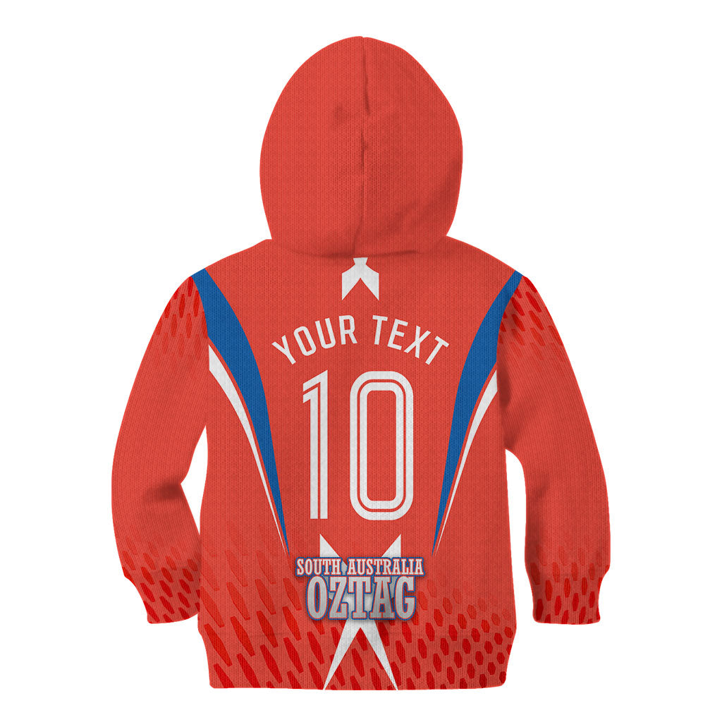 Personalized South Australia Oztag Bird Mascot Kid Hoodie Dynamic Team Spirit Graphic