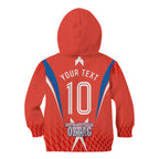 Personalized South Australia Oztag Bird Mascot Kid Hoodie Dynamic Team Spirit Graphic