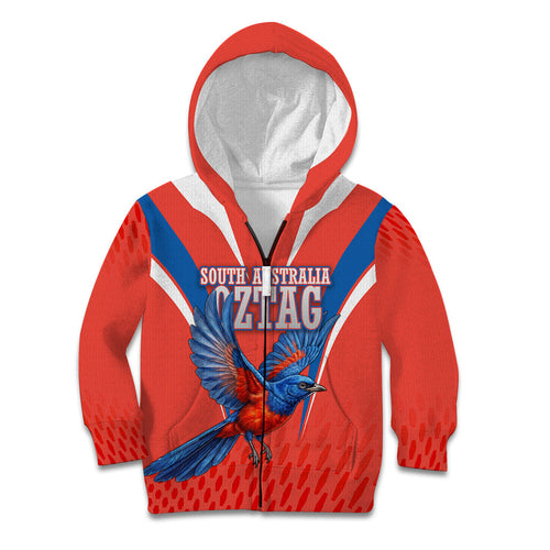 Personalized South Australia Oztag Bird Mascot Kid Hoodie Dynamic Team Spirit Graphic