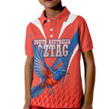 Personalized South Australia Oztag Bird Mascot Kid Polo Shirt Dynamic Team Spirit Graphic