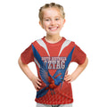 Personalized South Australia Oztag Bird Mascot Kid T Shirt Dynamic Team Spirit Graphic
