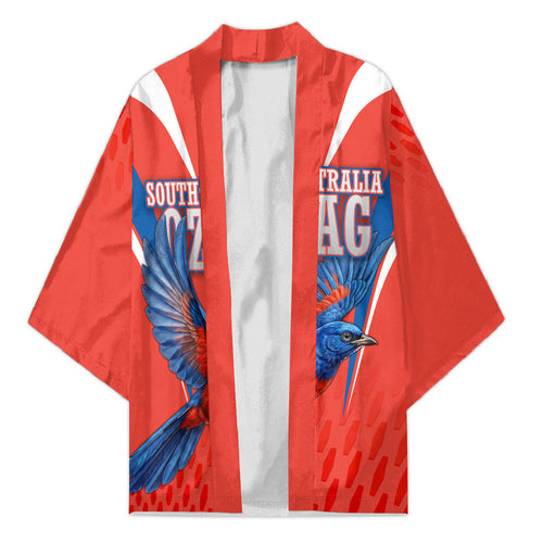 Personalized South Australia Oztag Bird Mascot Kimono Dynamic Team Spirit Graphic