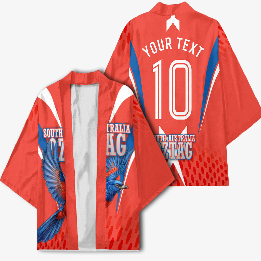 Personalized South Australia Oztag Bird Mascot Kimono Dynamic Team Spirit Graphic