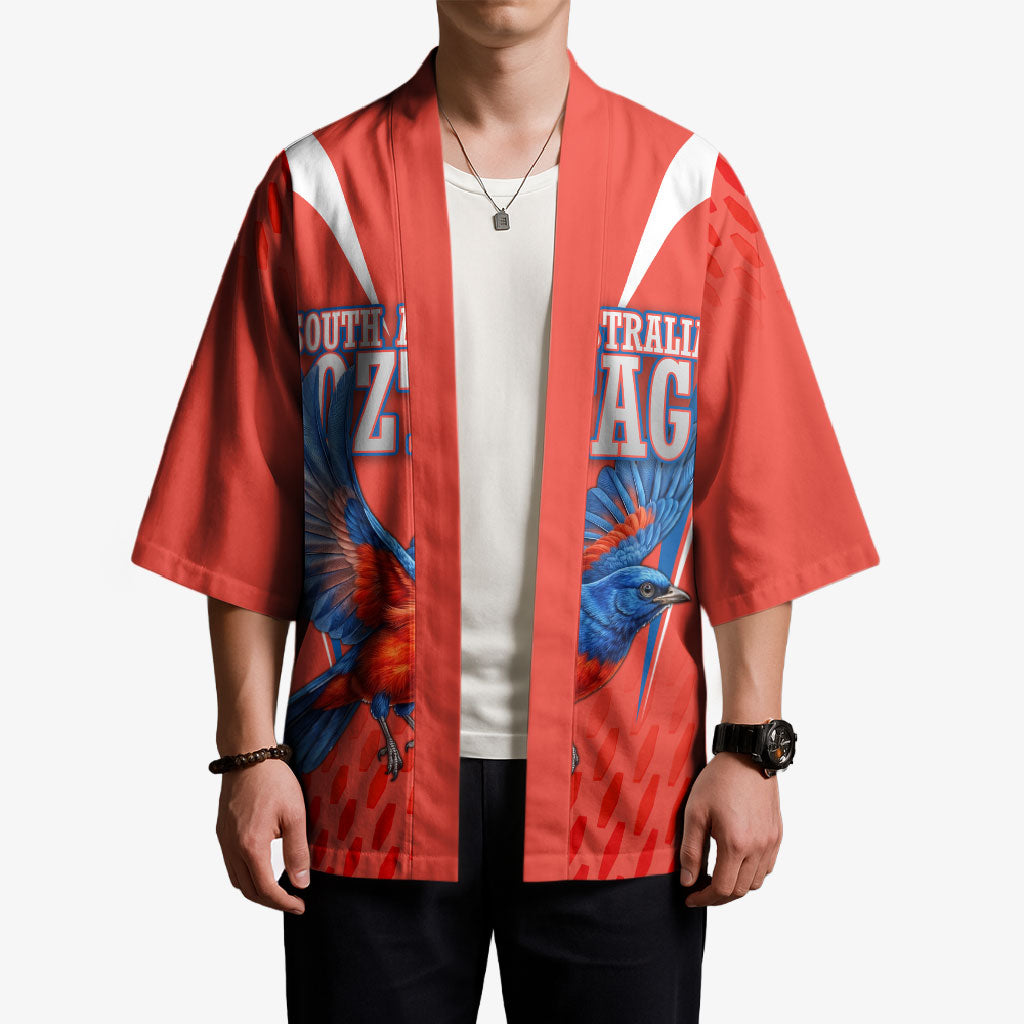Personalized South Australia Oztag Bird Mascot Kimono Dynamic Team Spirit Graphic