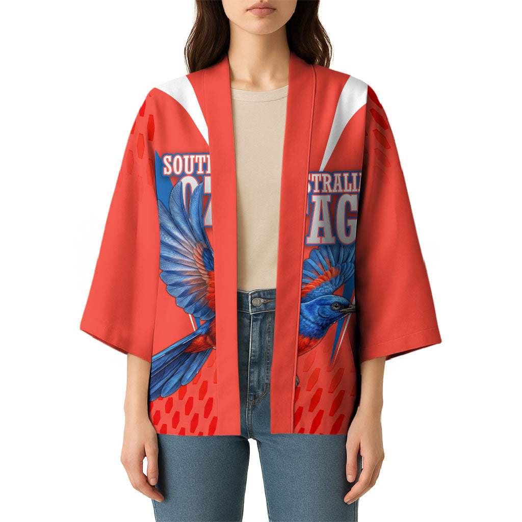 Personalized South Australia Oztag Bird Mascot Kimono Dynamic Team Spirit Graphic