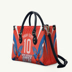 Personalized South Australia Oztag Bird Mascot Leather Bag Dynamic Team Spirit Graphic