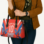 Personalized South Australia Oztag Bird Mascot Leather Bag Dynamic Team Spirit Graphic